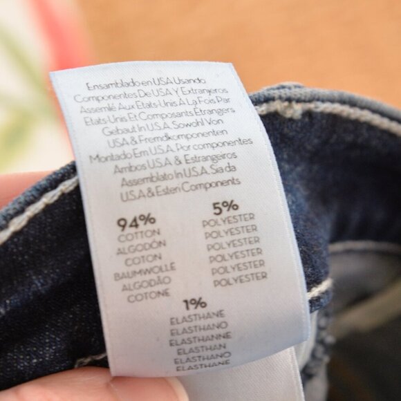 Mother Denim The Hustler Ankle Fray Jeans In Wash On The Edge Sz 24 - Picture 10 of 10